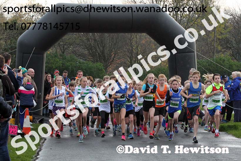 Under-13s Heaton Memorial Road Race, Town Moor, Newcastle. Photo: David T. Hewitson/Sports for All Pics